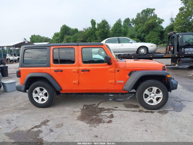 45831621 :رقم المزاد ، 1C4HJXDG1KW659205 vin ، 2019 Jeep Wrangler Unlimited Sport S 4x4 مزاد بيع