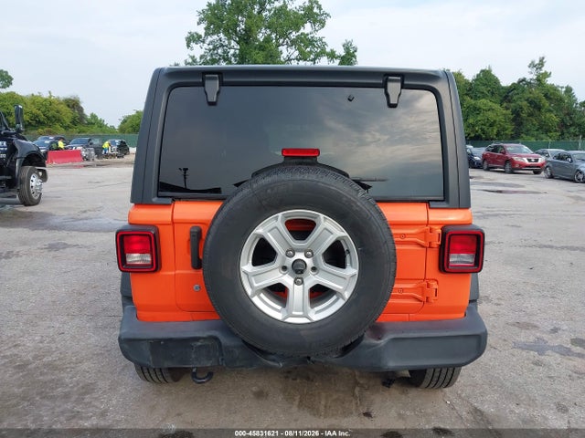 45831621 :رقم المزاد ، 1C4HJXDG1KW659205 vin ، 2019 Jeep Wrangler Unlimited Sport S 4x4 مزاد بيع