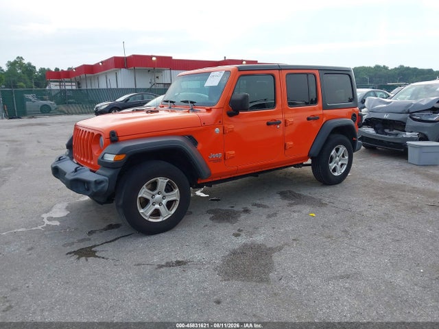 45831621 :رقم المزاد ، 1C4HJXDG1KW659205 vin ، 2019 Jeep Wrangler Unlimited Sport S 4x4 مزاد بيع