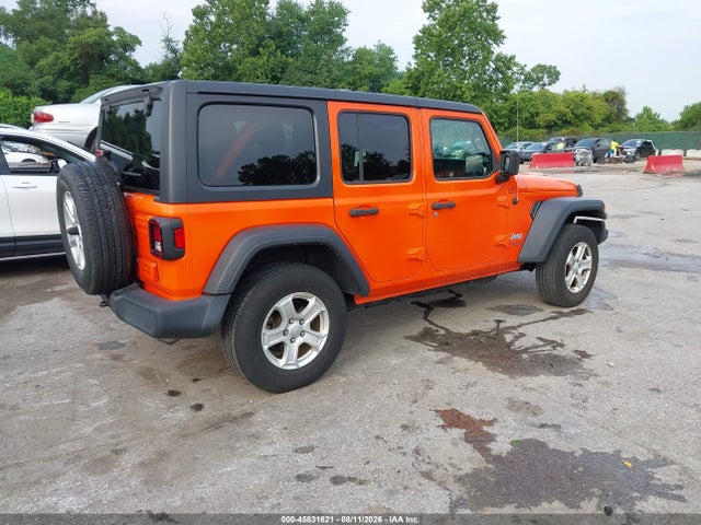 45831621 :رقم المزاد ، 1C4HJXDG1KW659205 vin ، 2019 Jeep Wrangler Unlimited Sport S 4x4 مزاد بيع
