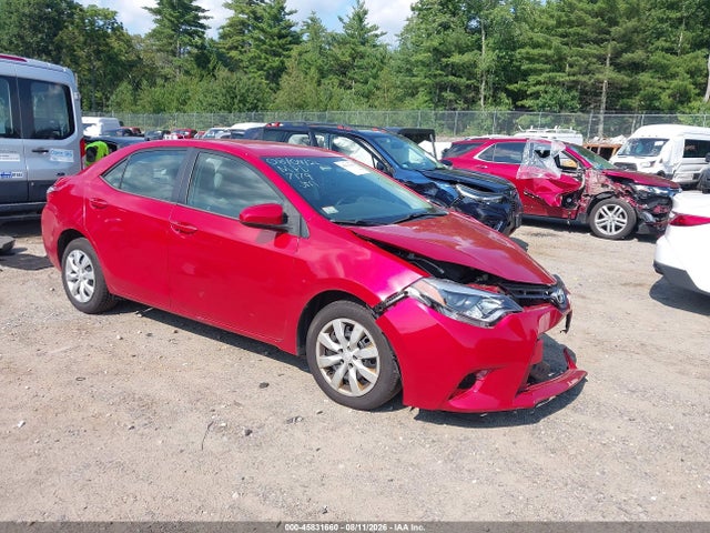 45831660 :رقم المزاد ، 2T1BURHE7GC487179 vin ، 2016 Toyota Corolla Le مزاد بيع