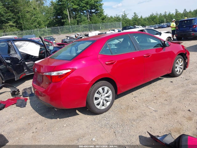 45831660 :رقم المزاد ، 2T1BURHE7GC487179 vin ، 2016 Toyota Corolla Le مزاد بيع