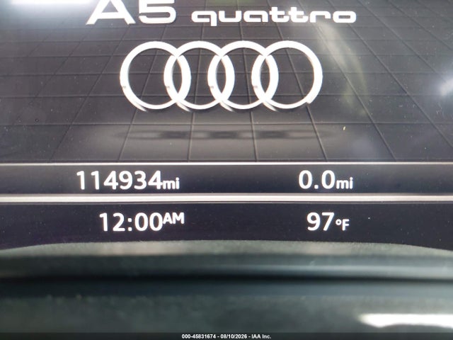 Aukcja sprzedaży 2019 Audi A5 45 Premium, vin: WAUENCF54KA069120, numer aukcji: 45831674