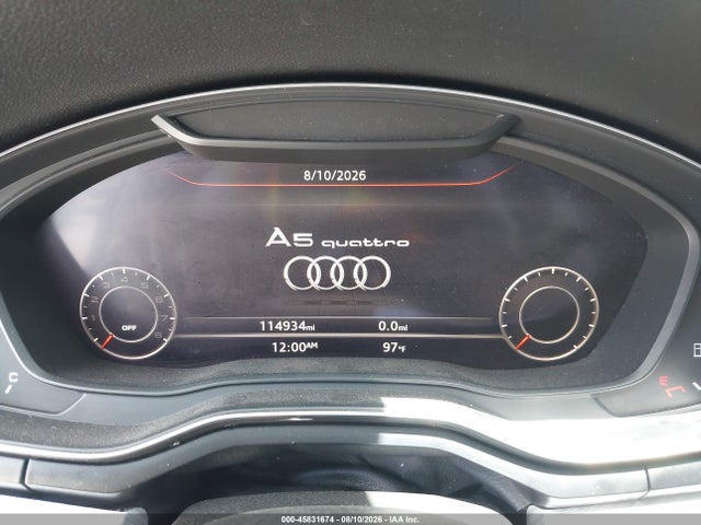 Aukcja sprzedaży 2019 Audi A5 45 Premium, vin: WAUENCF54KA069120, numer aukcji: 45831674