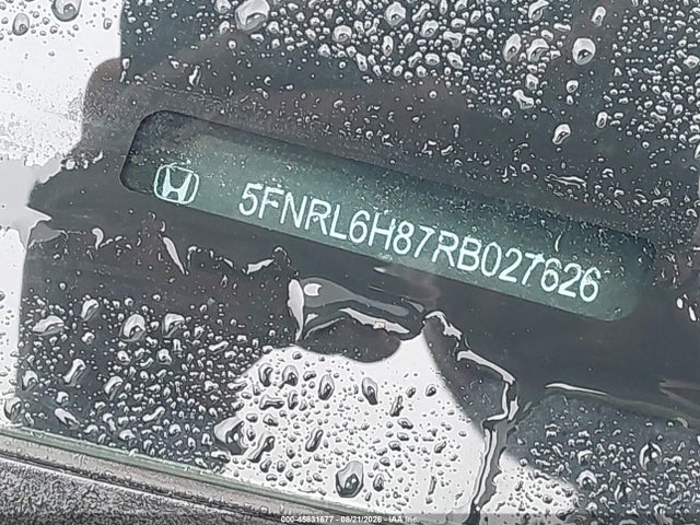 45831677 :رقم المزاد ، 5FNRL6H87RB027626 vin ، 2024 Honda Odyssey Touring مزاد بيع