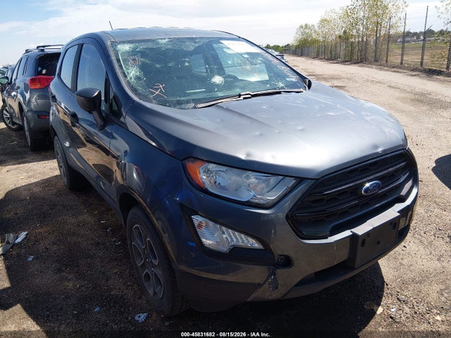Auction sale of the 2020 Ford Ecosport S, vin: MAJ6S3FL7LC383256, lot number: 45831682