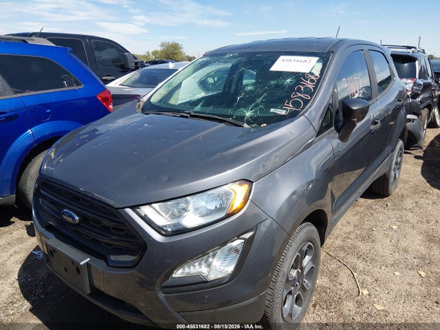 Aukcja sprzedaży 2020 Ford Ecosport S, vin: MAJ6S3FL7LC383256, numer aukcji: 45831682
