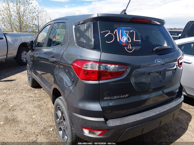 Aukcja sprzedaży 2020 Ford Ecosport S, vin: MAJ6S3FL7LC383256, numer aukcji: 45831682