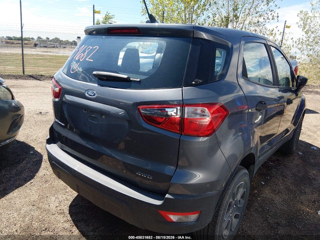 Aukcja sprzedaży 2020 Ford Ecosport S, vin: MAJ6S3FL7LC383256, numer aukcji: 45831682