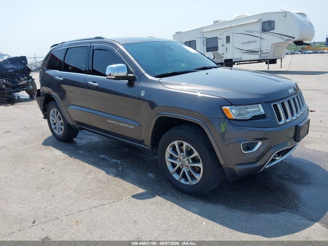 2015 Jeep Grand Cherokee Overland მანქანა იყიდება აუქციონზე, vin: 1C4RJFCG8FC748941, აუქციონის ნომერი: 45831750