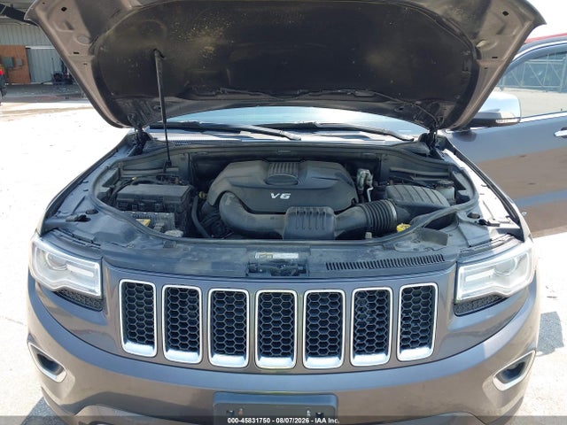 2015 Jeep Grand Cherokee Overland მანქანა იყიდება აუქციონზე, vin: 1C4RJFCG8FC748941, აუქციონის ნომერი: 45831750