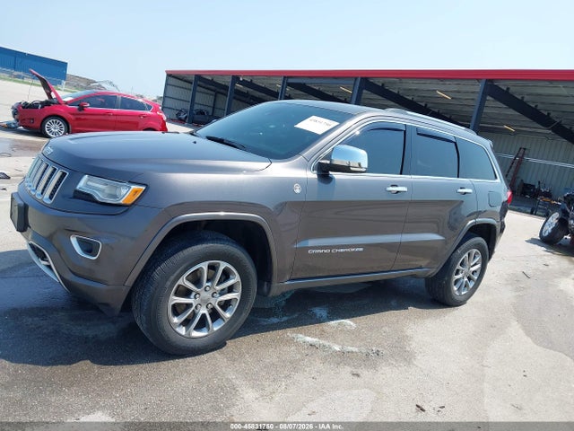 2015 Jeep Grand Cherokee Overland მანქანა იყიდება აუქციონზე, vin: 1C4RJFCG8FC748941, აუქციონის ნომერი: 45831750