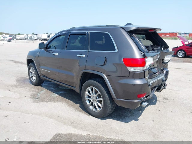 2015 Jeep Grand Cherokee Overland მანქანა იყიდება აუქციონზე, vin: 1C4RJFCG8FC748941, აუქციონის ნომერი: 45831750