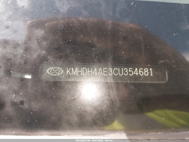 Продаж на аукціоні авто 2012 Hyundai Elantra Limited (ulsan Plant), vin: KMHDH4AE3CU354681, номер лоту: 45831798