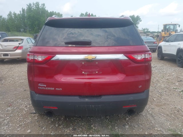 45831969 :رقم المزاد ، 1GNEVHKW3JJ102693 vin ، 2018 Chevrolet Traverse Lt Leather مزاد بيع
