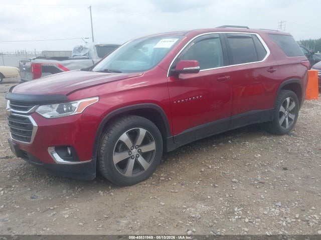 45831969 :رقم المزاد ، 1GNEVHKW3JJ102693 vin ، 2018 Chevrolet Traverse Lt Leather مزاد بيع