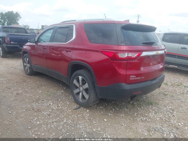 45831969 :رقم المزاد ، 1GNEVHKW3JJ102693 vin ، 2018 Chevrolet Traverse Lt Leather مزاد بيع