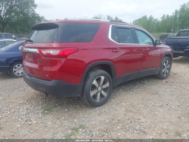 45831969 :رقم المزاد ، 1GNEVHKW3JJ102693 vin ، 2018 Chevrolet Traverse Lt Leather مزاد بيع