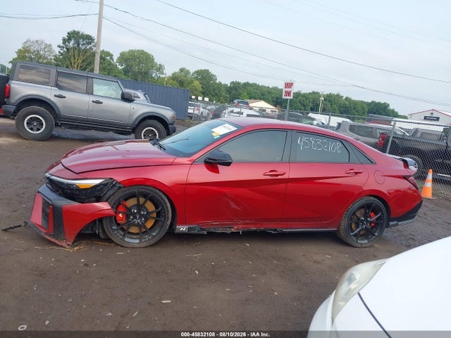 2025 Hyundai Elantra N მანქანა იყიდება აუქციონზე, vin: KMHLW4DK6SU024129, აუქციონის ნომერი: 45832108