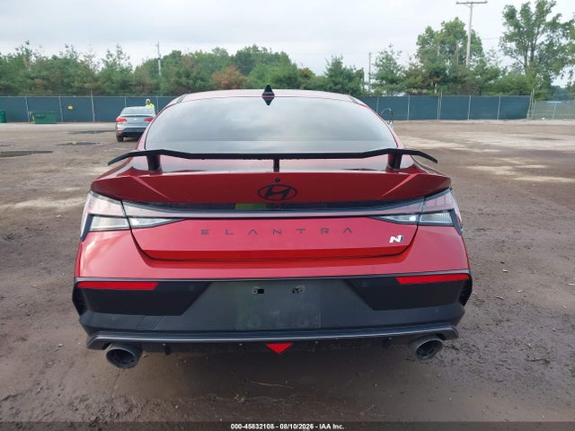 2025 Hyundai Elantra N მანქანა იყიდება აუქციონზე, vin: KMHLW4DK6SU024129, აუქციონის ნომერი: 45832108