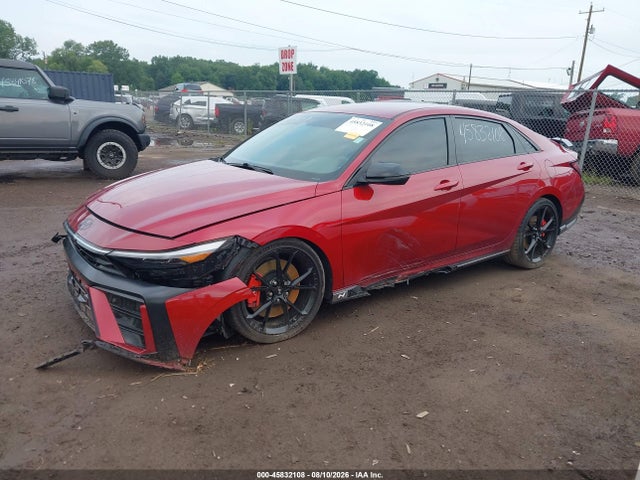 2025 Hyundai Elantra N მანქანა იყიდება აუქციონზე, vin: KMHLW4DK6SU024129, აუქციონის ნომერი: 45832108