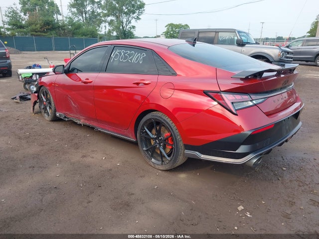 2025 Hyundai Elantra N მანქანა იყიდება აუქციონზე, vin: KMHLW4DK6SU024129, აუქციონის ნომერი: 45832108