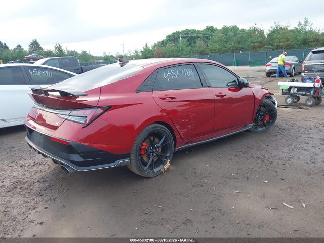 2025 Hyundai Elantra N მანქანა იყიდება აუქციონზე, vin: KMHLW4DK6SU024129, აუქციონის ნომერი: 45832108