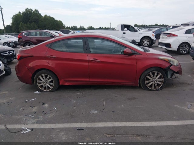 2014 Hyundai Elantra Se მანქანა იყიდება აუქციონზე, vin: 5NPDH4AE9EH543840, აუქციონის ნომერი: 45832110