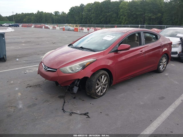 2014 Hyundai Elantra Se მანქანა იყიდება აუქციონზე, vin: 5NPDH4AE9EH543840, აუქციონის ნომერი: 45832110