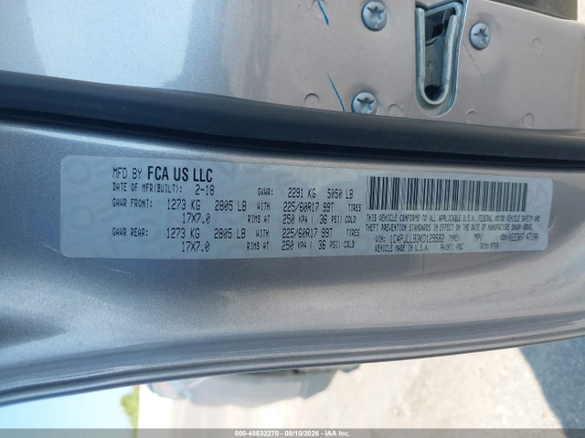 Продаж на аукціоні авто 2019 Jeep Cherokee Latitude Plus Fwd, vin: 1C4PJLLB3KD129582, номер лоту: 45832270