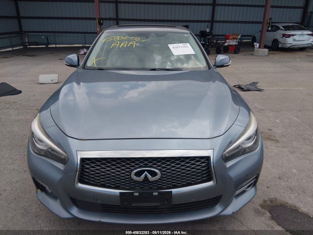 45832283 :رقم المزاد ، JN1BV7AR8FM390205 vin ، 2015 Infiniti Q50 Premium/sport مزاد بيع