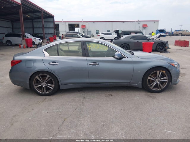 45832283 :رقم المزاد ، JN1BV7AR8FM390205 vin ، 2015 Infiniti Q50 Premium/sport مزاد بيع