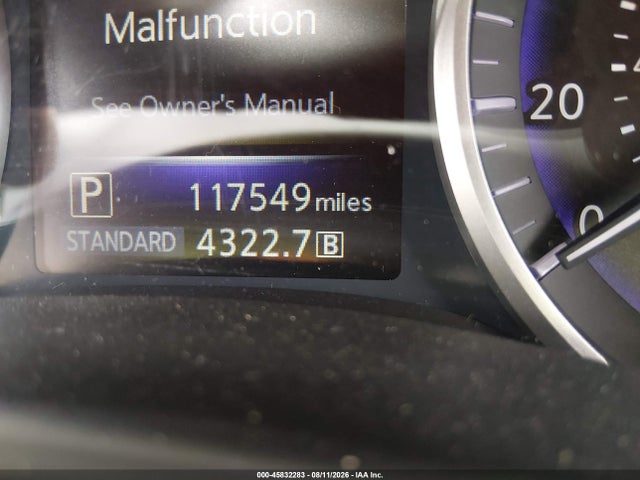 45832283 :رقم المزاد ، JN1BV7AR8FM390205 vin ، 2015 Infiniti Q50 Premium/sport مزاد بيع