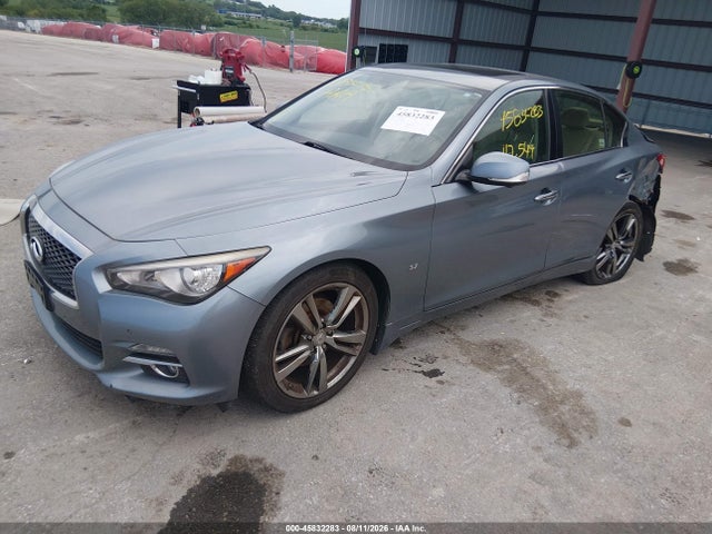 45832283 :رقم المزاد ، JN1BV7AR8FM390205 vin ، 2015 Infiniti Q50 Premium/sport مزاد بيع