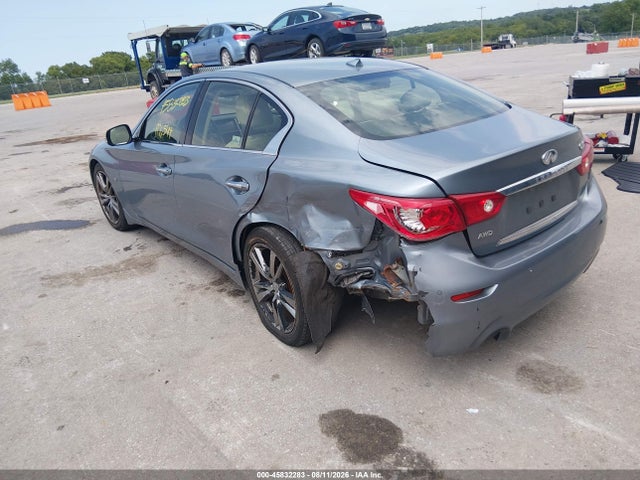 45832283 :رقم المزاد ، JN1BV7AR8FM390205 vin ، 2015 Infiniti Q50 Premium/sport مزاد بيع