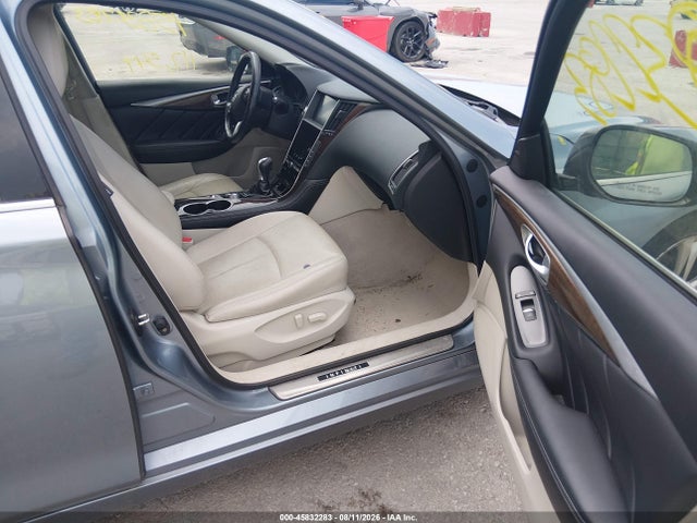 45832283 :رقم المزاد ، JN1BV7AR8FM390205 vin ، 2015 Infiniti Q50 Premium/sport مزاد بيع