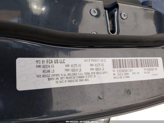 Dodge Charger Se 2016 2C3CDXBG3GH115514 Image 9