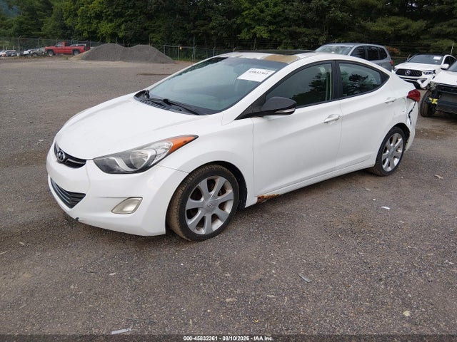2012 Hyundai Elantra Limited მანქანა იყიდება აუქციონზე, vin: 5NPDH4AE6CH091276, აუქციონის ნომერი: 45832361