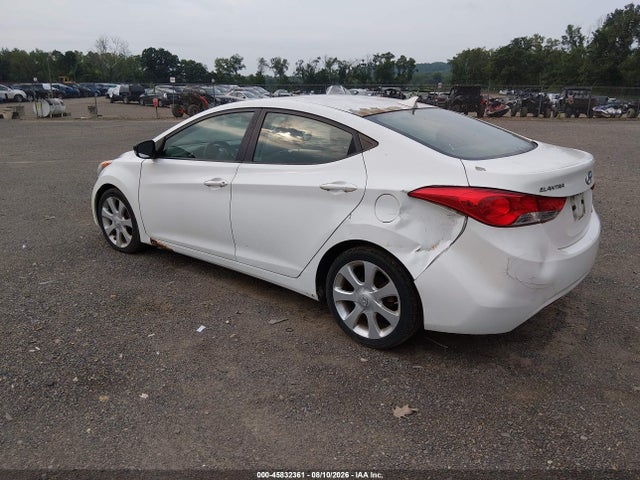 2012 Hyundai Elantra Limited მანქანა იყიდება აუქციონზე, vin: 5NPDH4AE6CH091276, აუქციონის ნომერი: 45832361