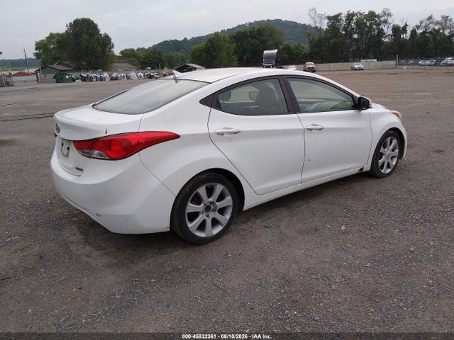 2012 Hyundai Elantra Limited მანქანა იყიდება აუქციონზე, vin: 5NPDH4AE6CH091276, აუქციონის ნომერი: 45832361