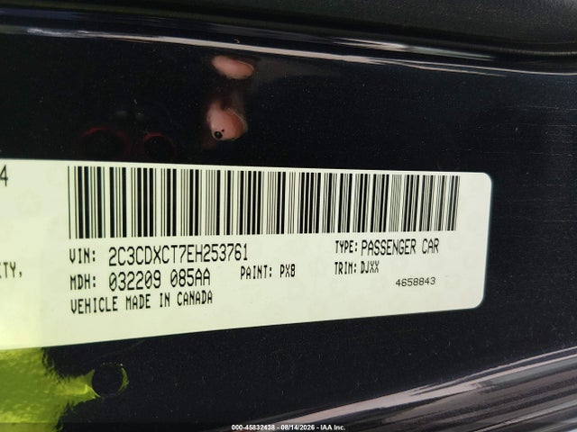 Продажа на аукционе авто 2014 Dodge Charger R/t 100th Anniversary, vin: 2C3CDXCT7EH253761, номер лота: 45832438