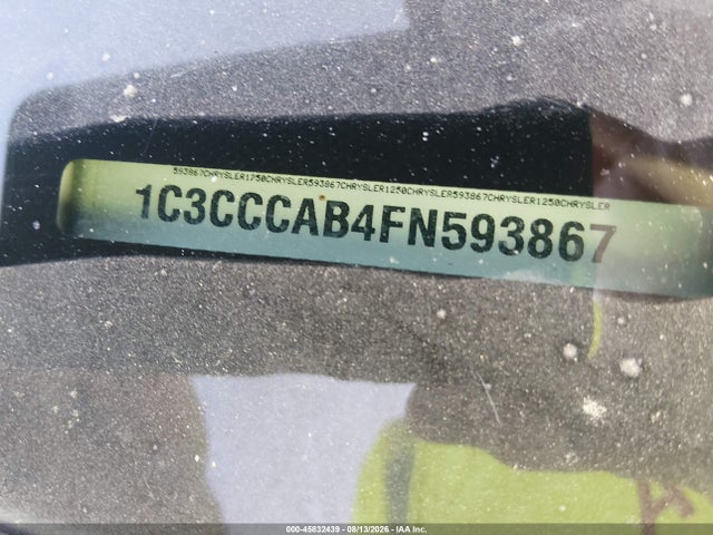 Aukcja sprzedaży 2015 Chrysler 200 Limited, vin: 1C3CCCAB4FN593867, numer aukcji: 45832439
