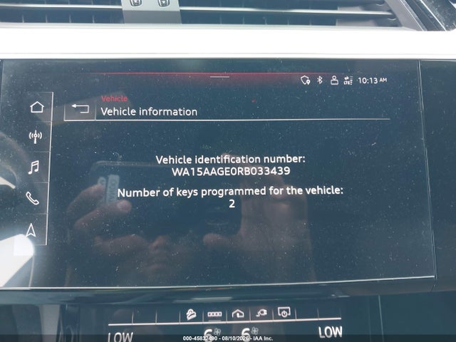 Продаж на аукціоні авто 2024 Audi Q8 E-tron Premium Plus Quattro, vin: WA15AAGE0RB033439, номер лоту: 45832490