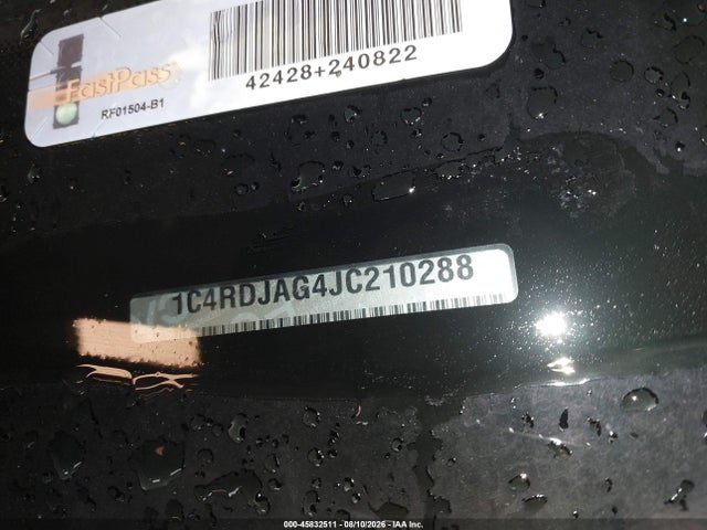 45832511 :رقم المزاد ، 1C4RDJAG4JC210288 vin ، 2018 Dodge Durango Sxt Awd مزاد بيع