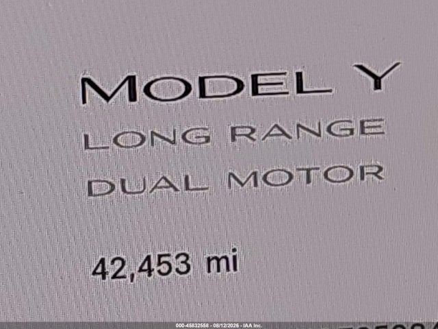 Продажа на аукционе авто 2020 Tesla Model Y Long Range Dual Motor All-wheel Drive, vin: 5YJYGDEE9LF059841, номер лота: 45832558