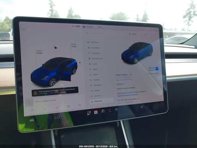 Продажа на аукционе авто 2020 Tesla Model Y Long Range Dual Motor All-wheel Drive, vin: 5YJYGDEE9LF059841, номер лота: 45832558