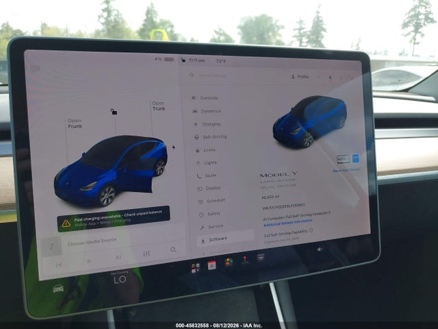 Продажа на аукционе авто 2020 Tesla Model Y Long Range Dual Motor All-wheel Drive, vin: 5YJYGDEE9LF059841, номер лота: 45832558