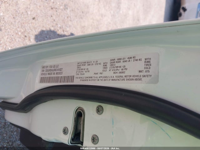 Продаж на аукціоні авто 2024 Ram 2500 Tradesman  4x4 8' Box, vin: 3C6UR5HL6RG141027, номер лоту: 45832568
