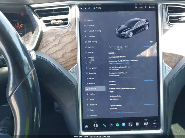 Tesla Model S 100d/60d/75d/90d/p100d 2017 5YJSA1E20HF186593 Image 18