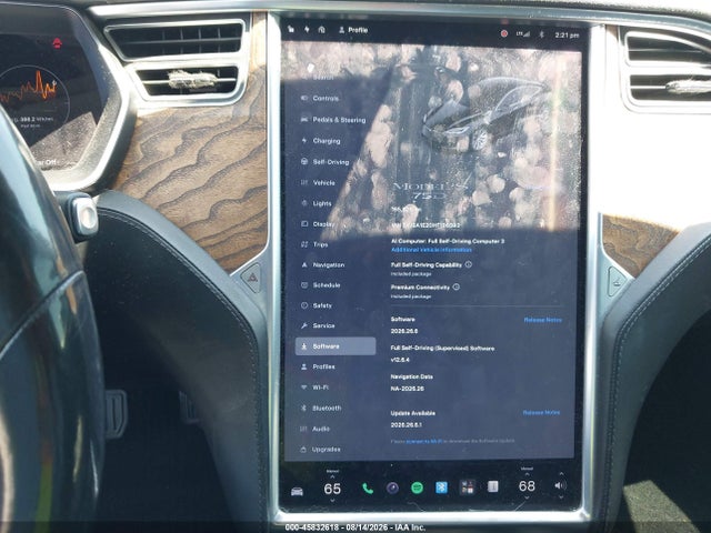 Tesla Model S 100d/60d/75d/90d/p100d 2017 5YJSA1E20HF186593 Image 7